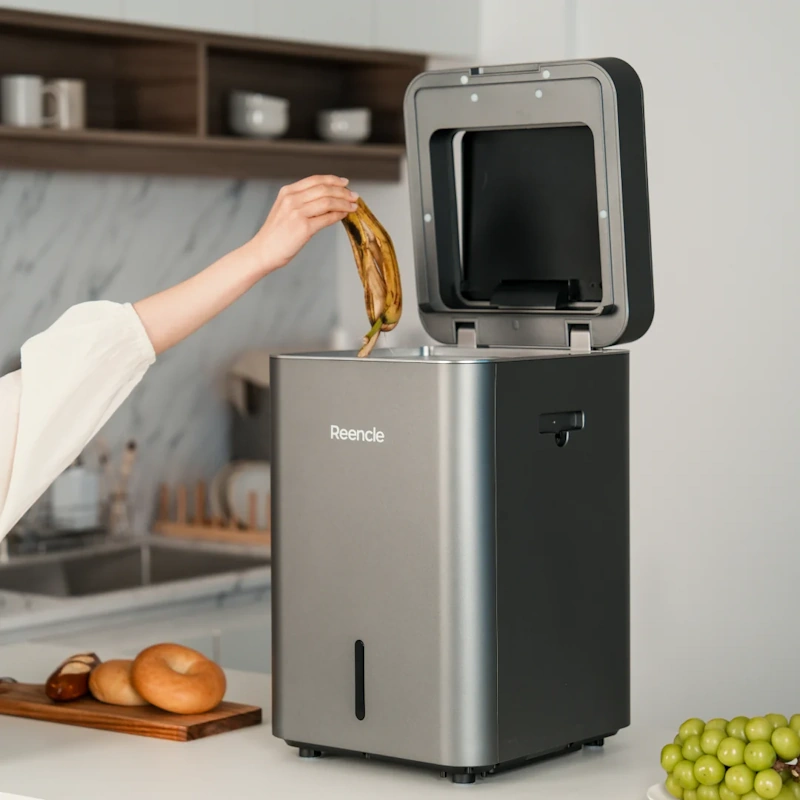 Reencle Schwerkraft-Küchenkomposter – eine nachhaltige Lösung zur Herstellung von Kompost für Lebensmittelabfälle