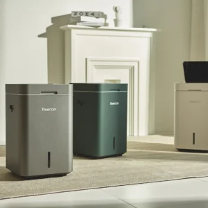 Beige Reencle Schwerkraftkomposter für die Küche – eine Lösung zur Entsorgung von Lebensmittelabfällen, die Kompost produziert