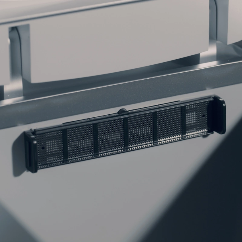 Reencle Prime električni kućni komposter - unutar kompostera nalazi se mrežasti filter za krute čestice od nehrđajućeg čelika.