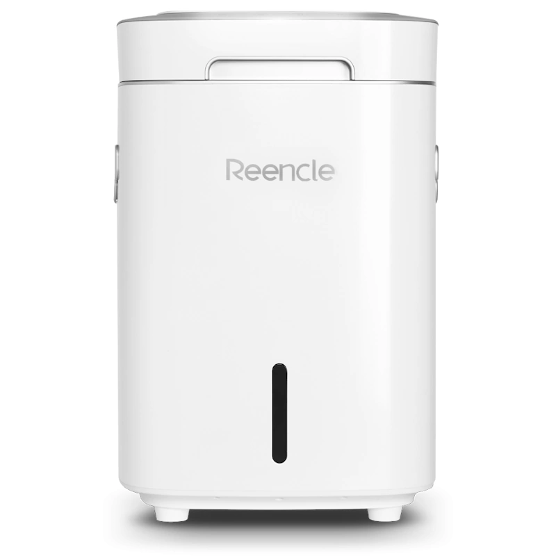 Bijeli Reencle Prime kućni komposter – pogled sprijeda